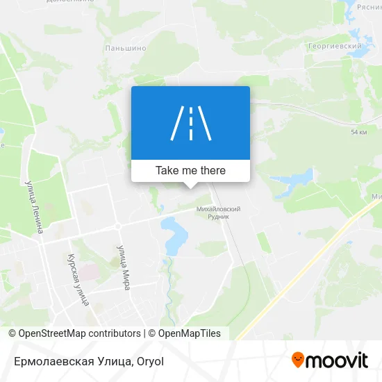 Ермолаевская Улица map