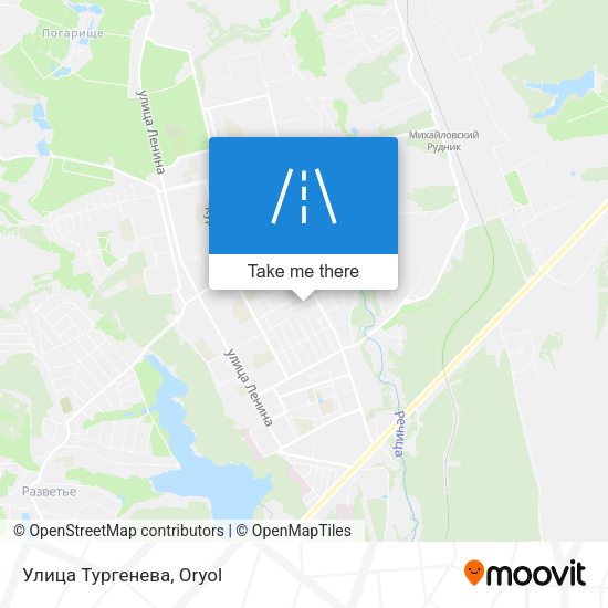 Улица Тургенева map