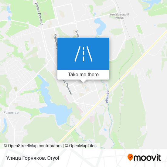 Улица Горняков map