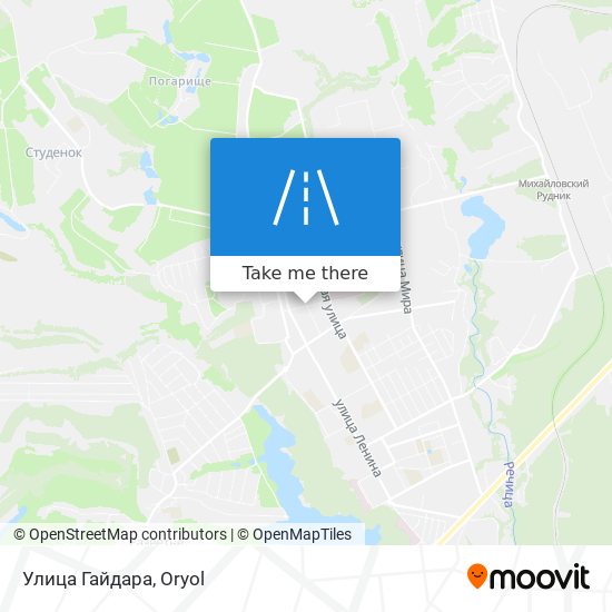 Улица Гайдара map