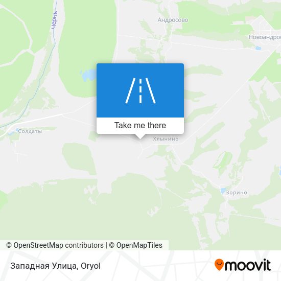 Западная Улица map