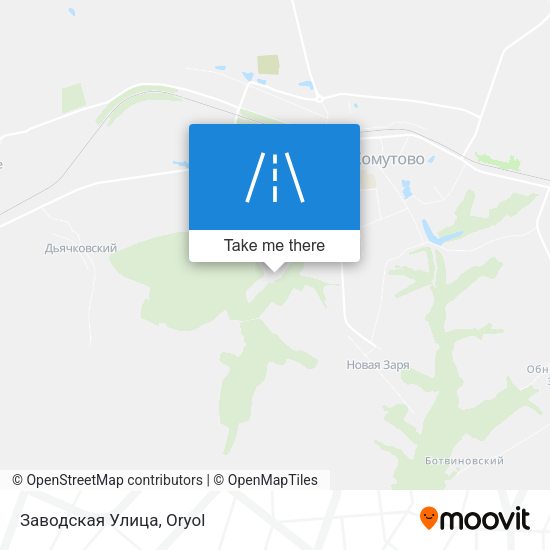 Заводская Улица map