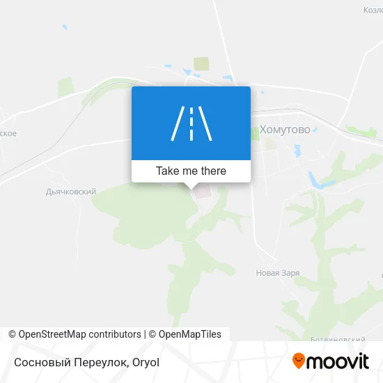Сосновый Переулок map