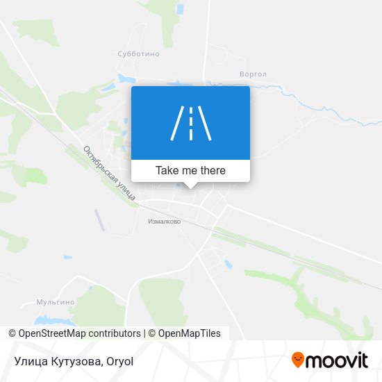 Улица Кутузова map