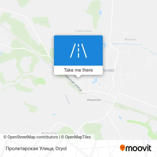 Пролетарская Улица map