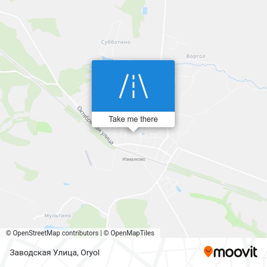 Заводская Улица map