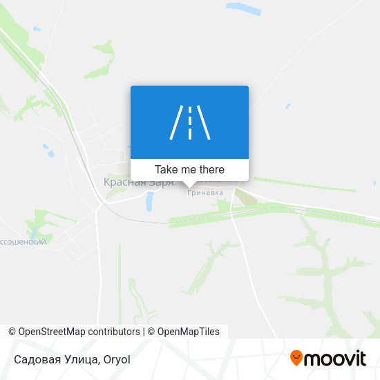 Садовая Улица map