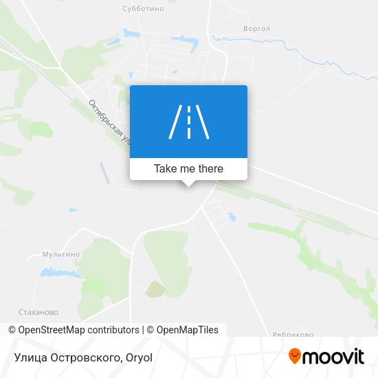Улица Островского map