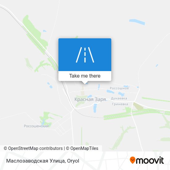 Маслозаводская Улица map