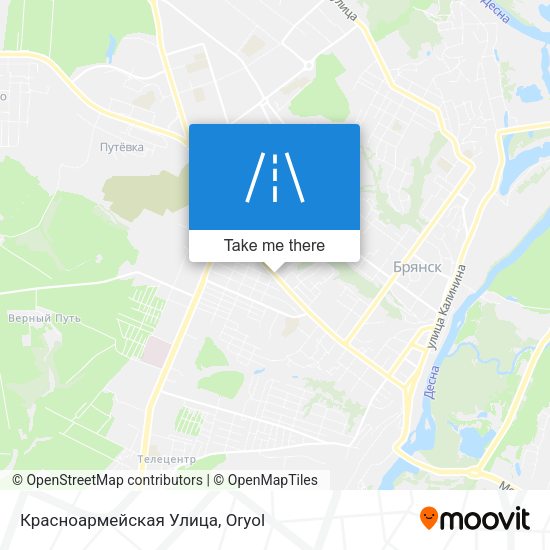 Красноармейская Улица map