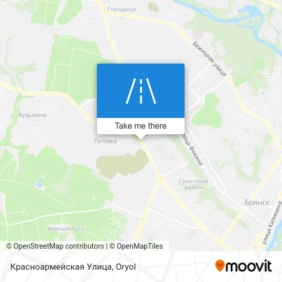 Красноармейская Улица map