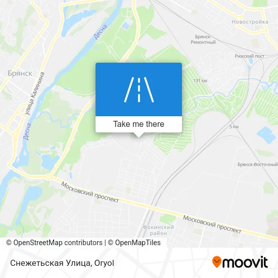 Снежетьская Улица map