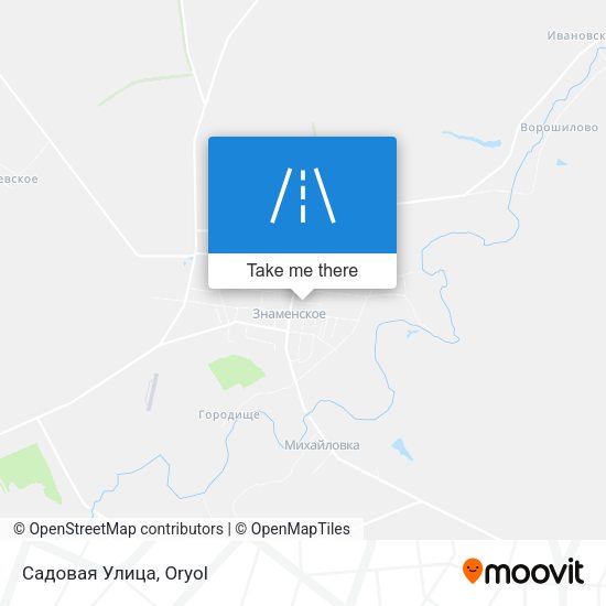 Садовая Улица map