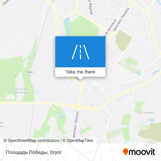 Площадь Победы map
