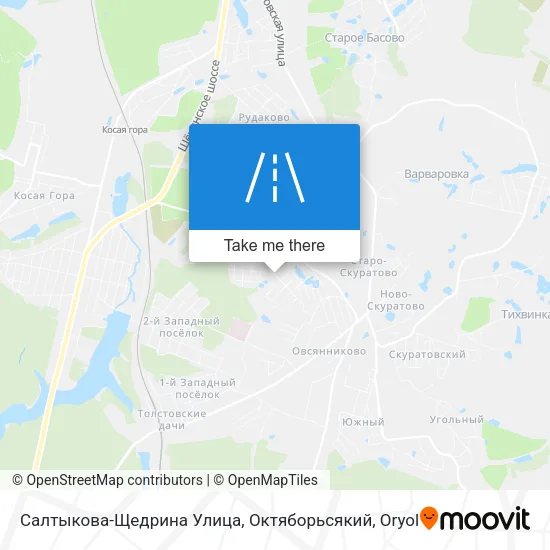 Салтыкова-Щедрина Улица, Октяборьсякий map