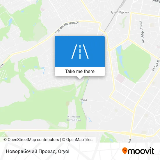 Новорабочий Проезд map