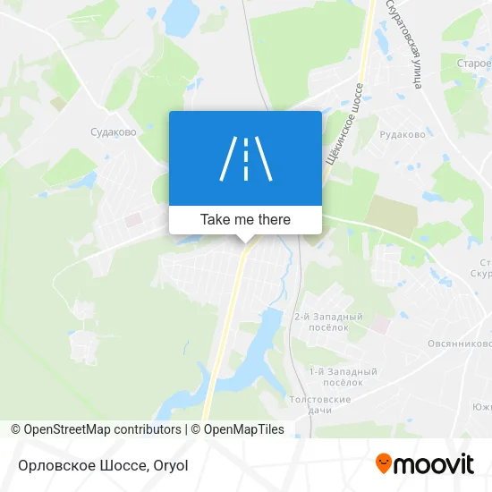 Орловское Шоссе map