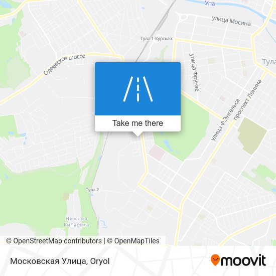 Московская Улица map