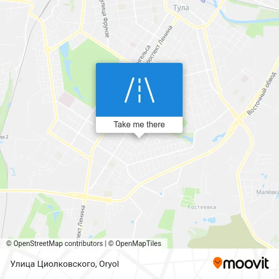 Улица Циолковского map