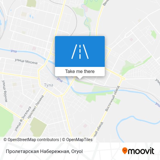 Пролетарская Набережная map