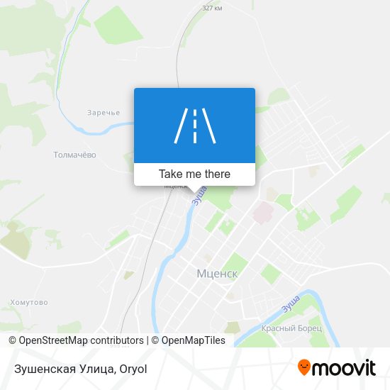 Зушенская Улица map