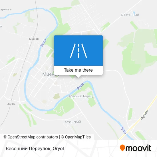 Весенний Переулок map
