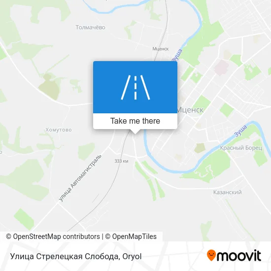 Улица Стрелецкая Слобода map