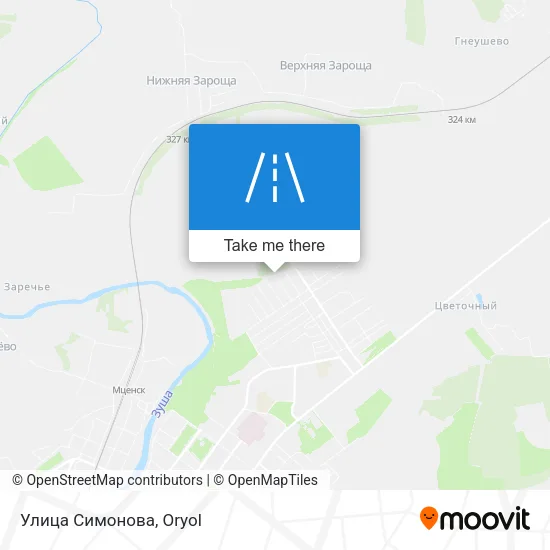 Улица Симонова map