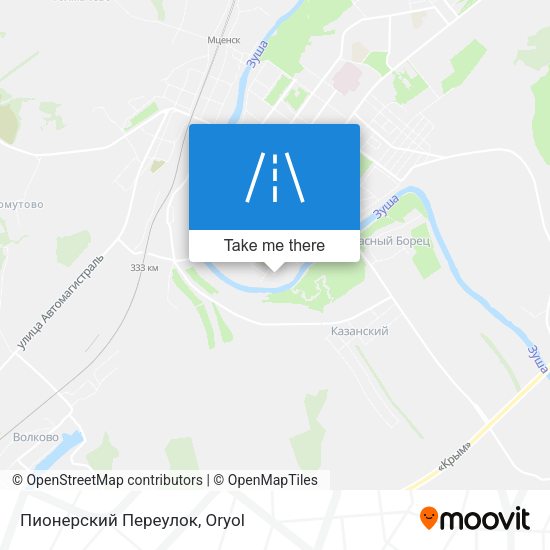 Пионерский Переулок map