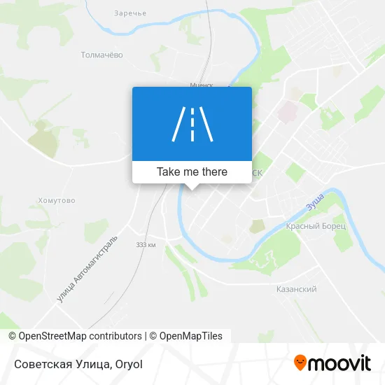 Советская Улица map