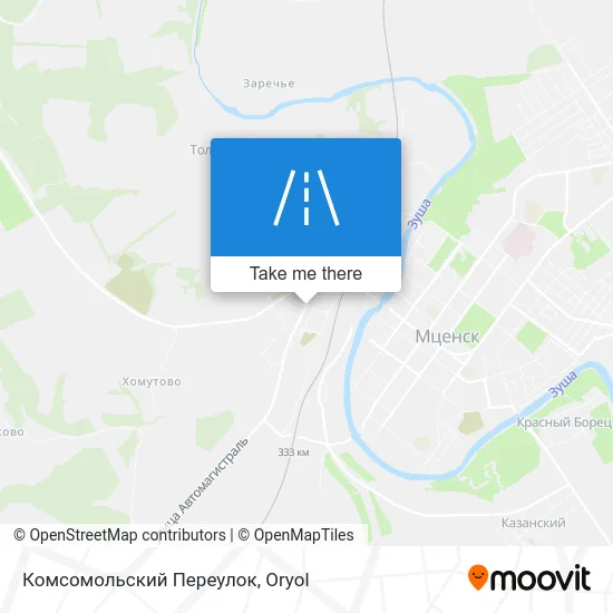 Комсомольский Переулок map