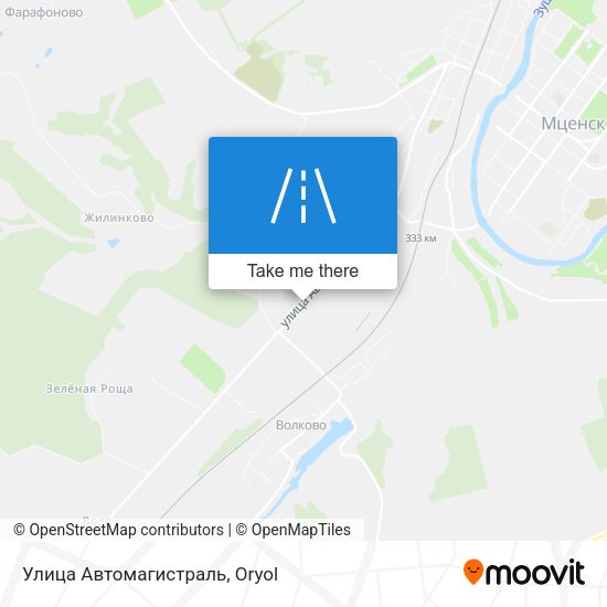 Улица Автомагистраль map