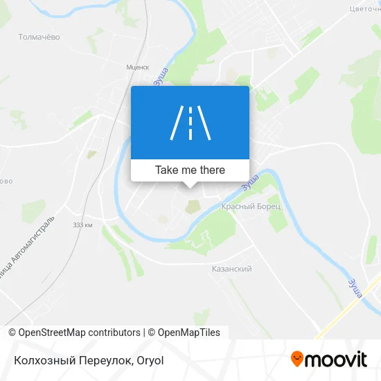 Колхозный Переулок map