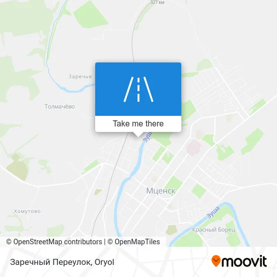 Заречный Переулок map