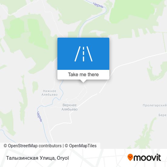 Талызинская Улица map