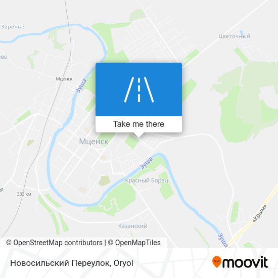 Новосильский Переулок map
