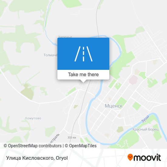 Улица Кисловского map