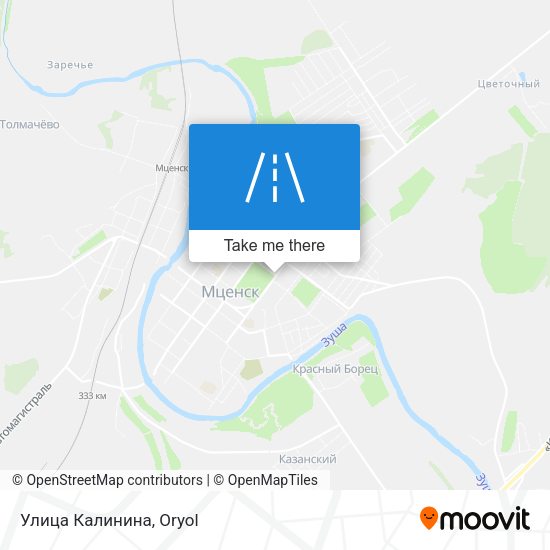 Улица Калинина map