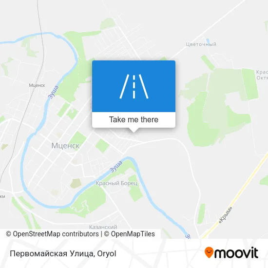 Первомайская Улица map
