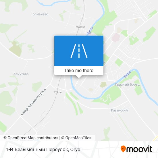 1-Й Безымянный Переулок map