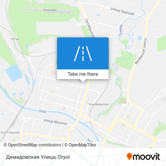 Демидовская Улица map