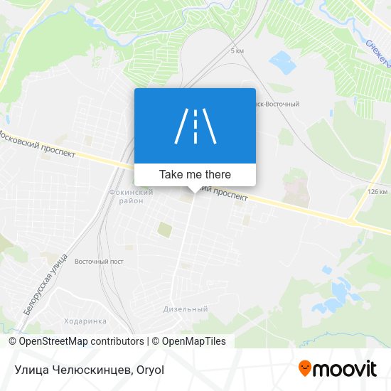 Улица Челюскинцев map