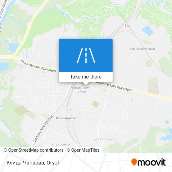 Улица Чапаева map