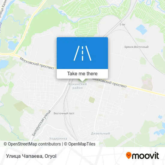 Улица Чапаева map