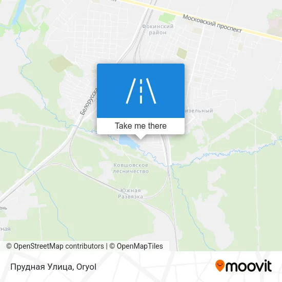Прудная Улица map