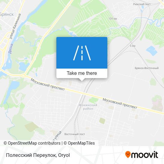 Полесский Переулок map
