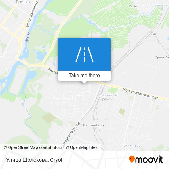 Улица Шолохова map