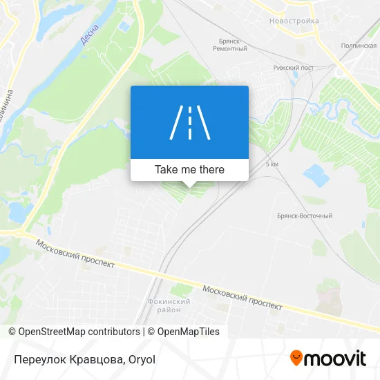 Переулок Кравцова map