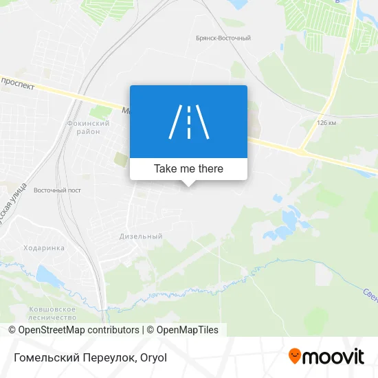 Гомельский Переулок map
