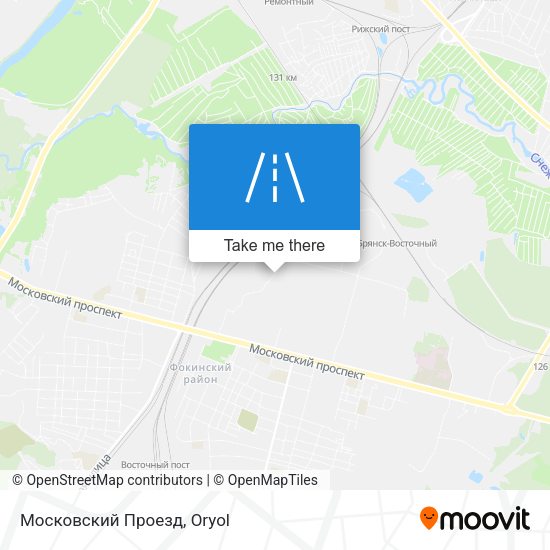 Московский Проезд map